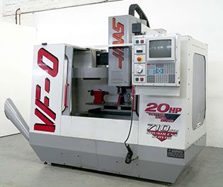 Southeast WI and Northern IL Manufactuing Machine Shop Equipment - Hass 20 x 24 CNC Mill 4 Axis at GHI Laser