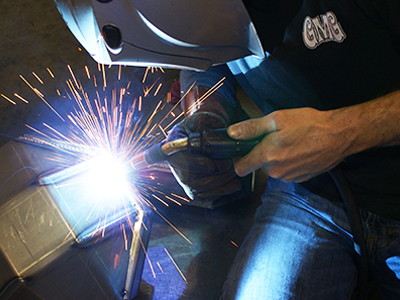 Welding Facility Equipment at GHI Laser manufacturing in Southeastern WI