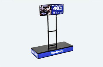 Bud Light Stand - laser cutting, tube bending, PEM insertion processes